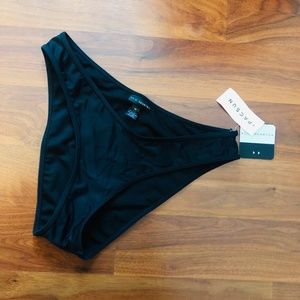 LA Hearts Black Sage Cheeky Bikini Bottoms
